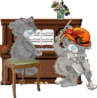 cartoon ragtime couple