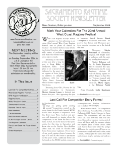 Newsletter cover, September 08